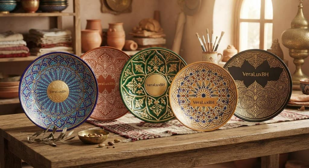 Assortiment de produits lifestyle disposés sur une table en bois